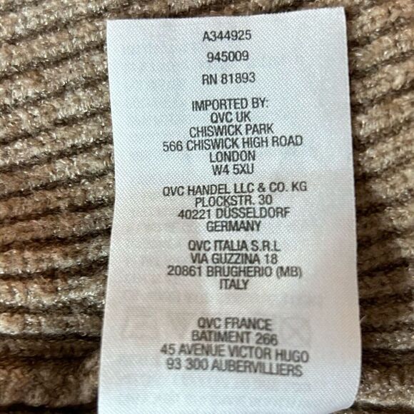 H by Halston Open Front Cardigan with Bell Sleeves Tan Size XLarge - Picture 7 of 11